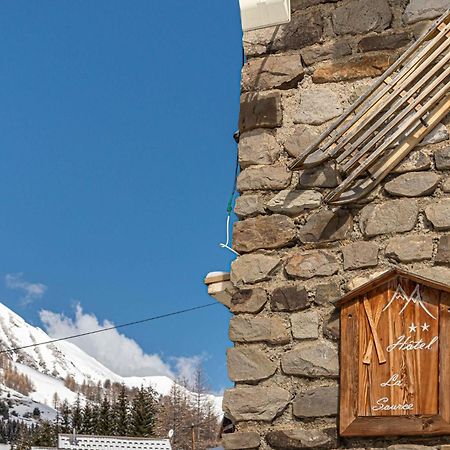 Hotel Restaurant La Source Allos Esterno foto