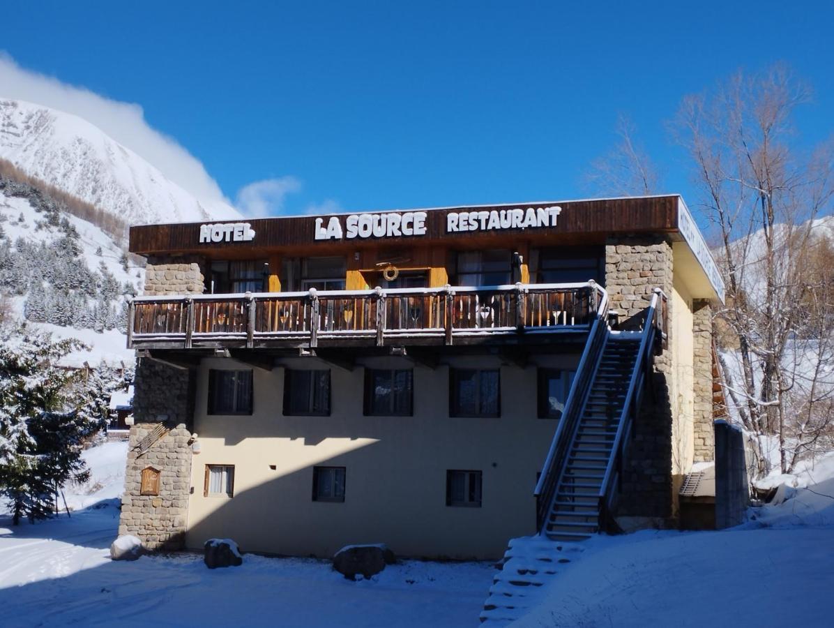 Hotel Restaurant La Source Allos Esterno foto